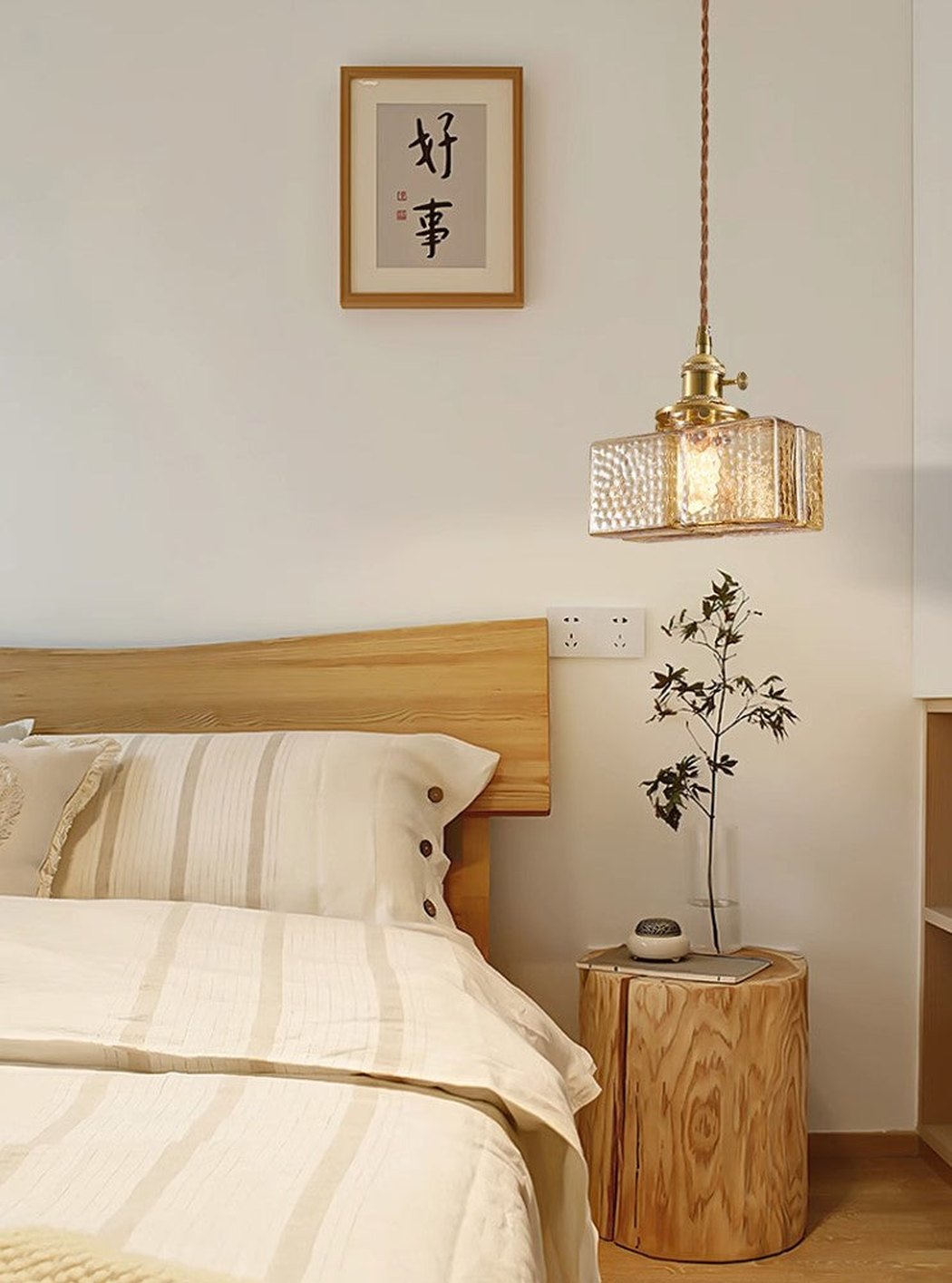 Hubert Glass Pendant Light