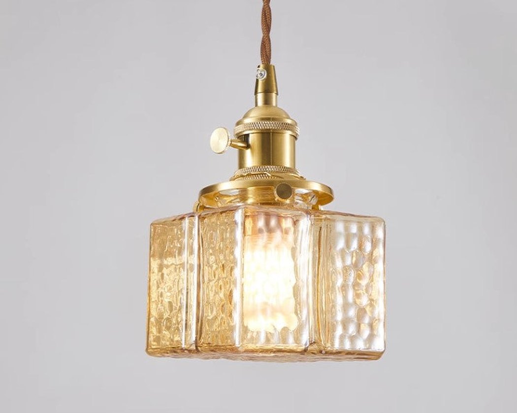 Hubert Glass Pendant Light