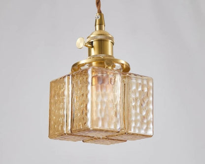 Hubert Glass Pendant Light