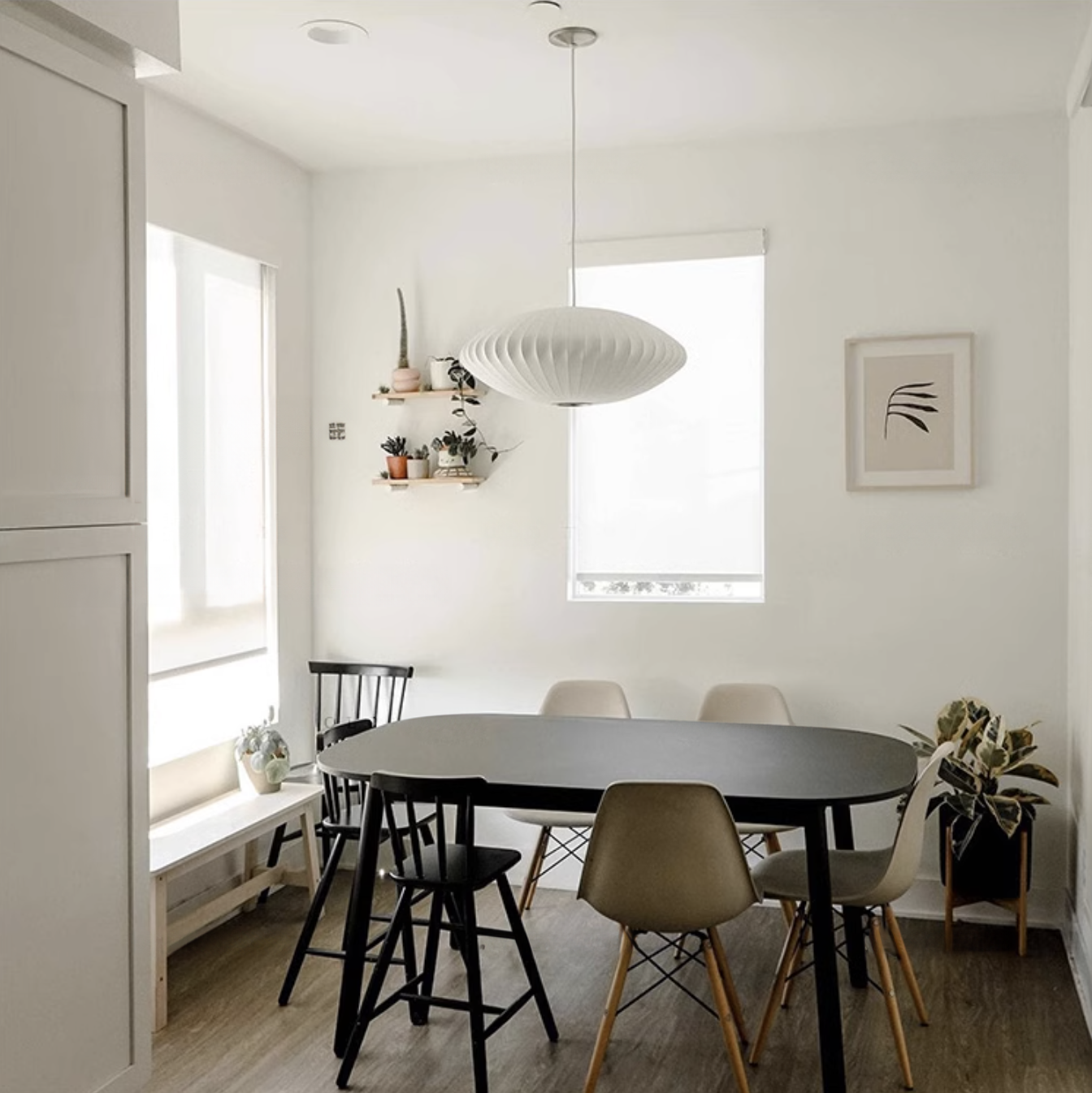 Aurora Oval Fabric Pendant