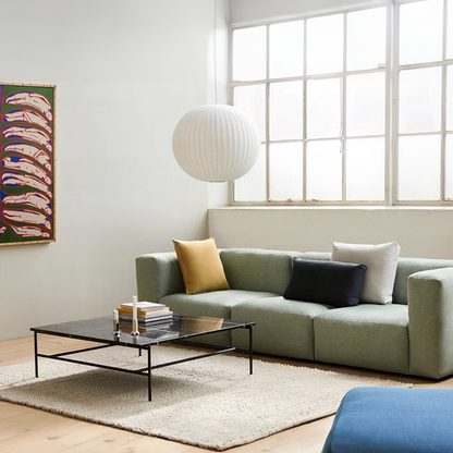 Aurora Oval Fabric Pendant