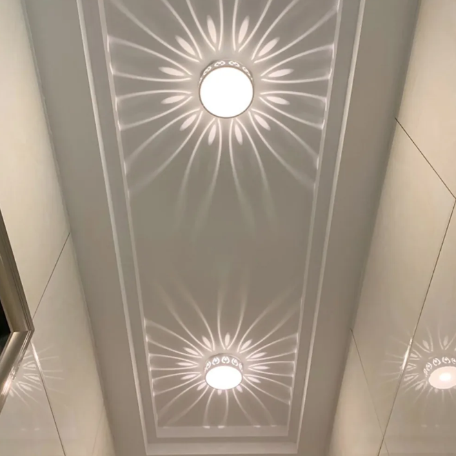 LED Crystal Ceiling Light