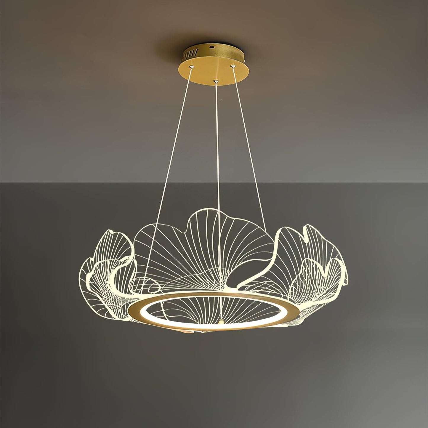 Aurora Leaf Chandelier