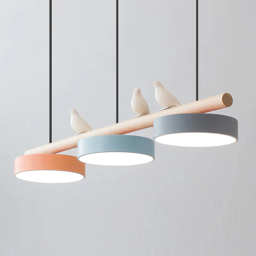 Bird Perch Pendant Light