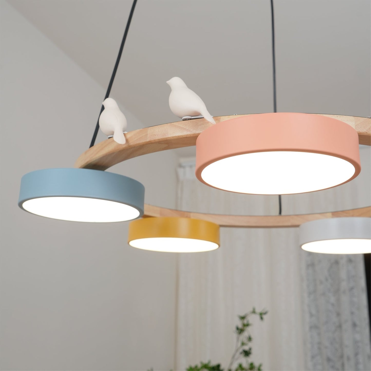 Nature Inspired Bird Chandelier