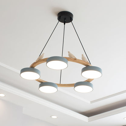 Nature Inspired Bird Chandelier