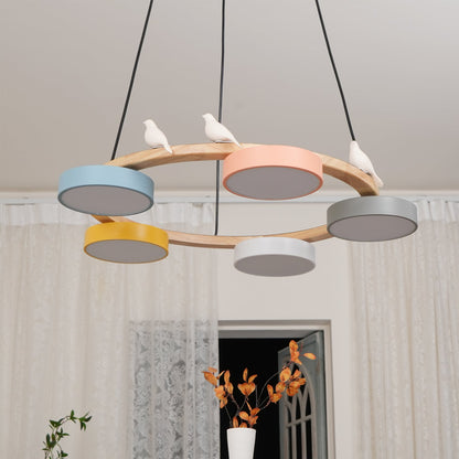 Nature Inspired Bird Chandelier