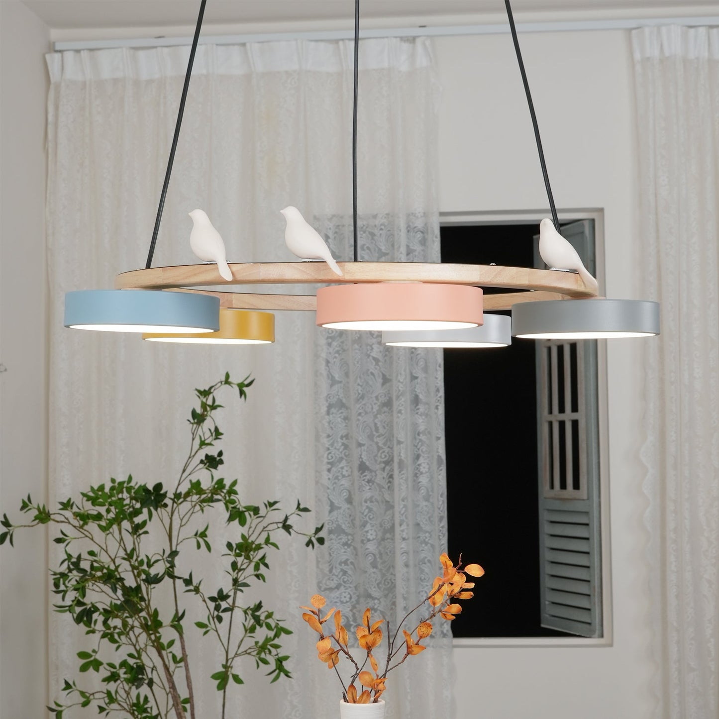 Nature Inspired Bird Chandelier