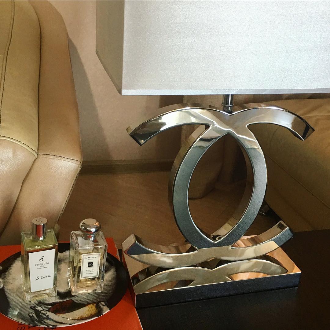 Modern Stainless Steel Table Lamp