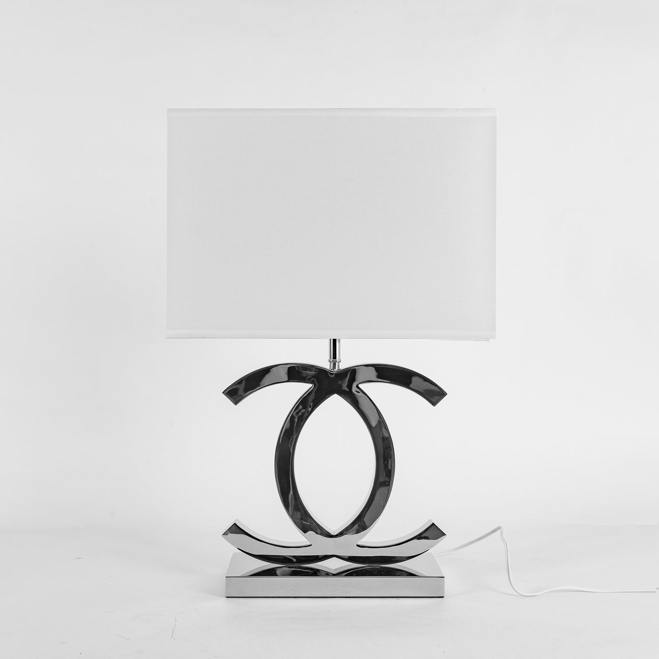 Modern Stainless Steel Table Lamp