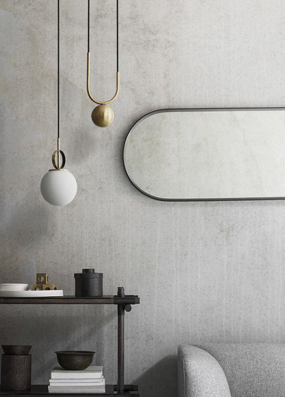 Cradle Brass Pendant Light