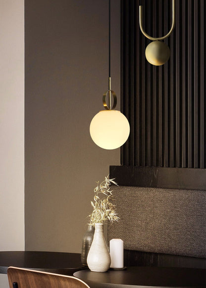 Cradle Brass Pendant Light