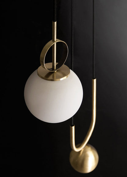 Cradle Brass Pendant Light