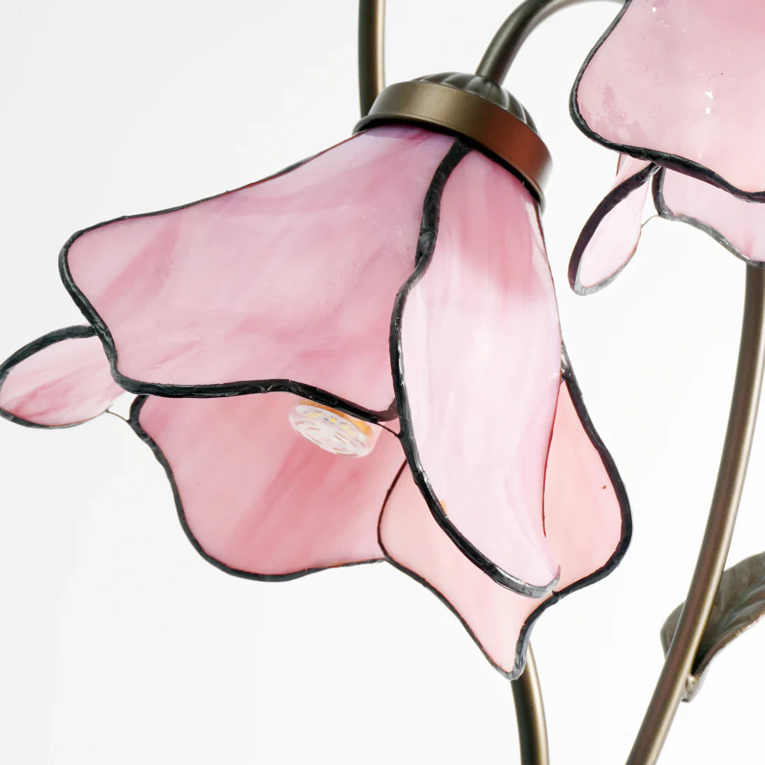 Floriva Lotus Twin Flower Table Lamp