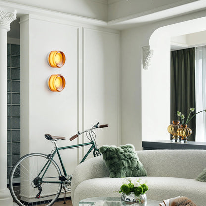 Original Dimple Glass Sconce Light