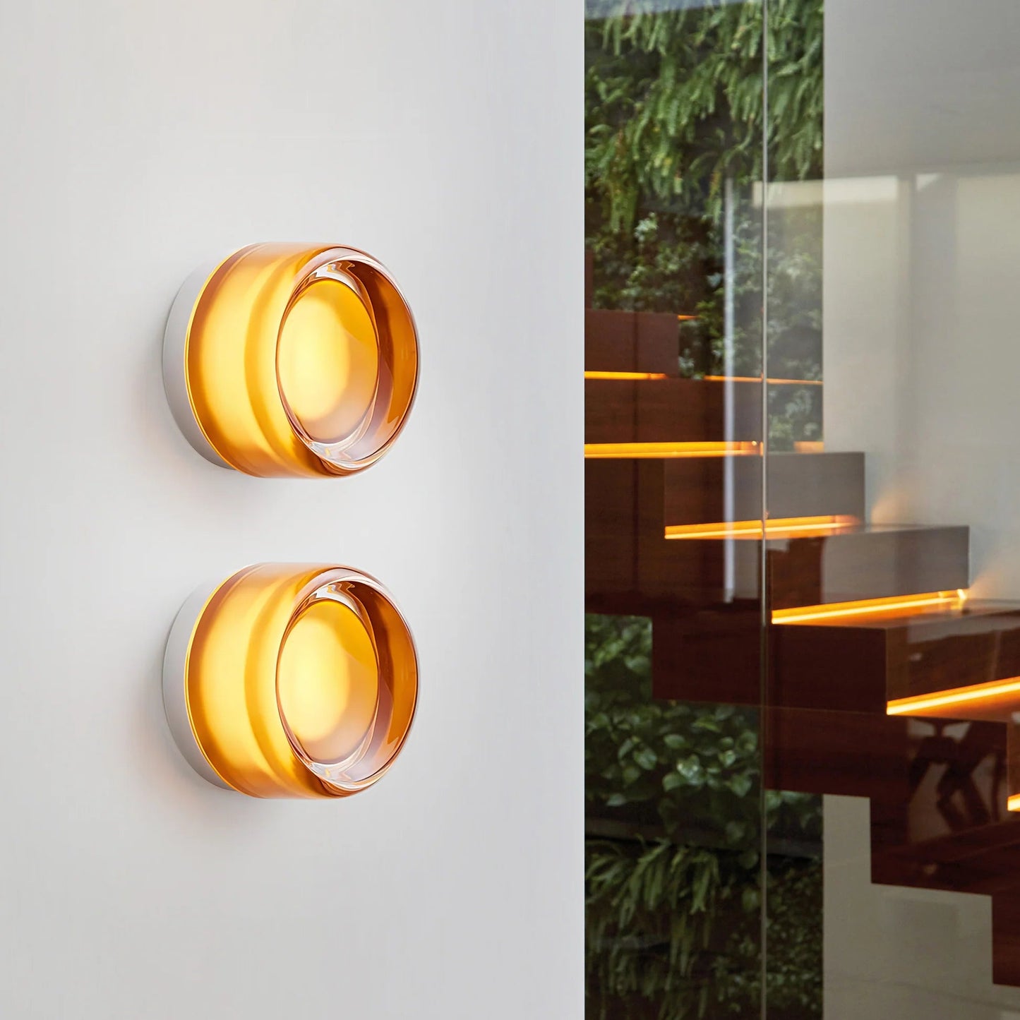 Original Dimple Glass Sconce Light