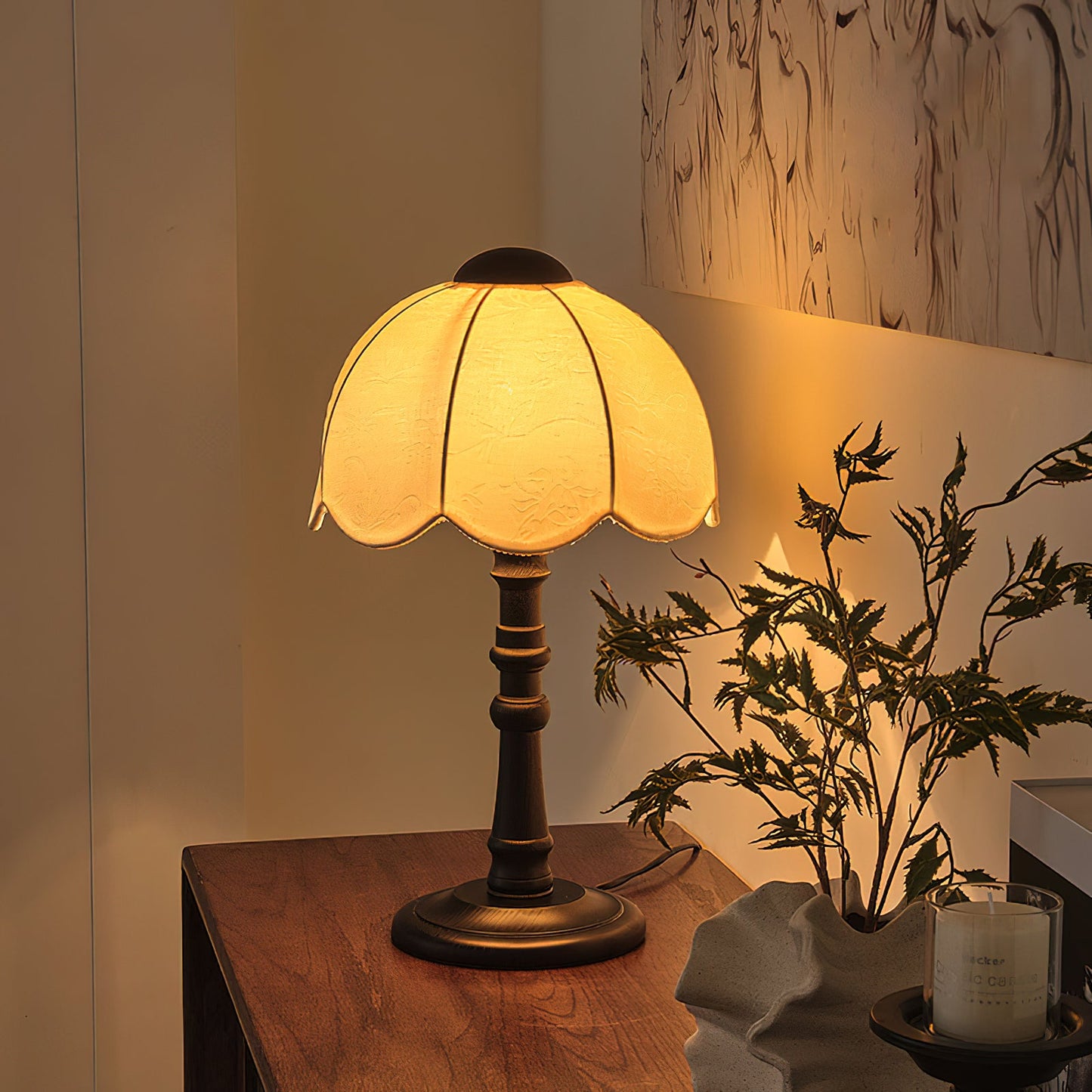 Umbrella Retro Table Lamp
