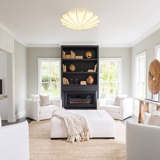 Silk Bloom Flush Light