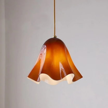 Florique Glass Flower Pendant Light