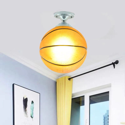 Kids Soccer Ball Ceiling Light