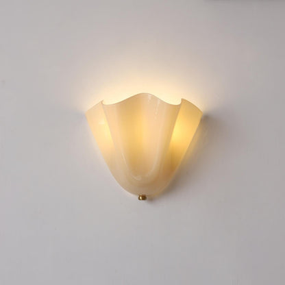 Vera Glass Petal Wall Sconce