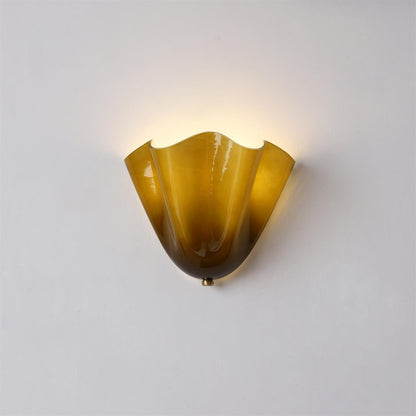 Vera Glass Petal Wall Sconce