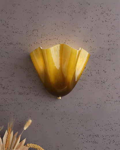 Vera Glass Petal Wall Sconce