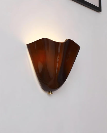 Vera Glass Petal Wall Sconce