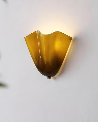 Vera Glass Petal Wall Sconce