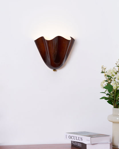 Vera Glass Petal Wall Sconce