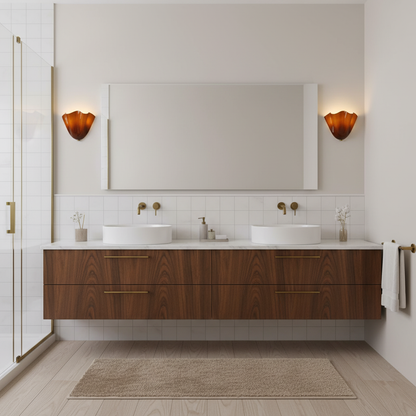 Vera Glass Petal Wall Sconce