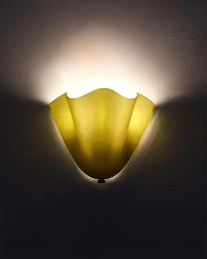 Vera Glass Petal Wall Sconce