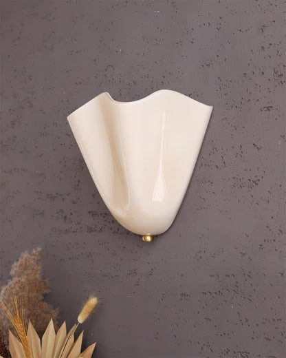 Vera Glass Petal Wall Sconce