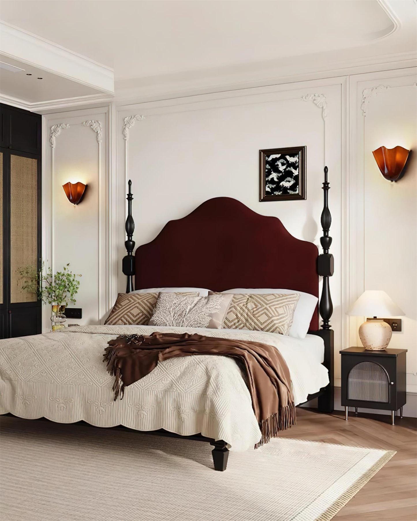 Vera Glass Petal Wall Sconce