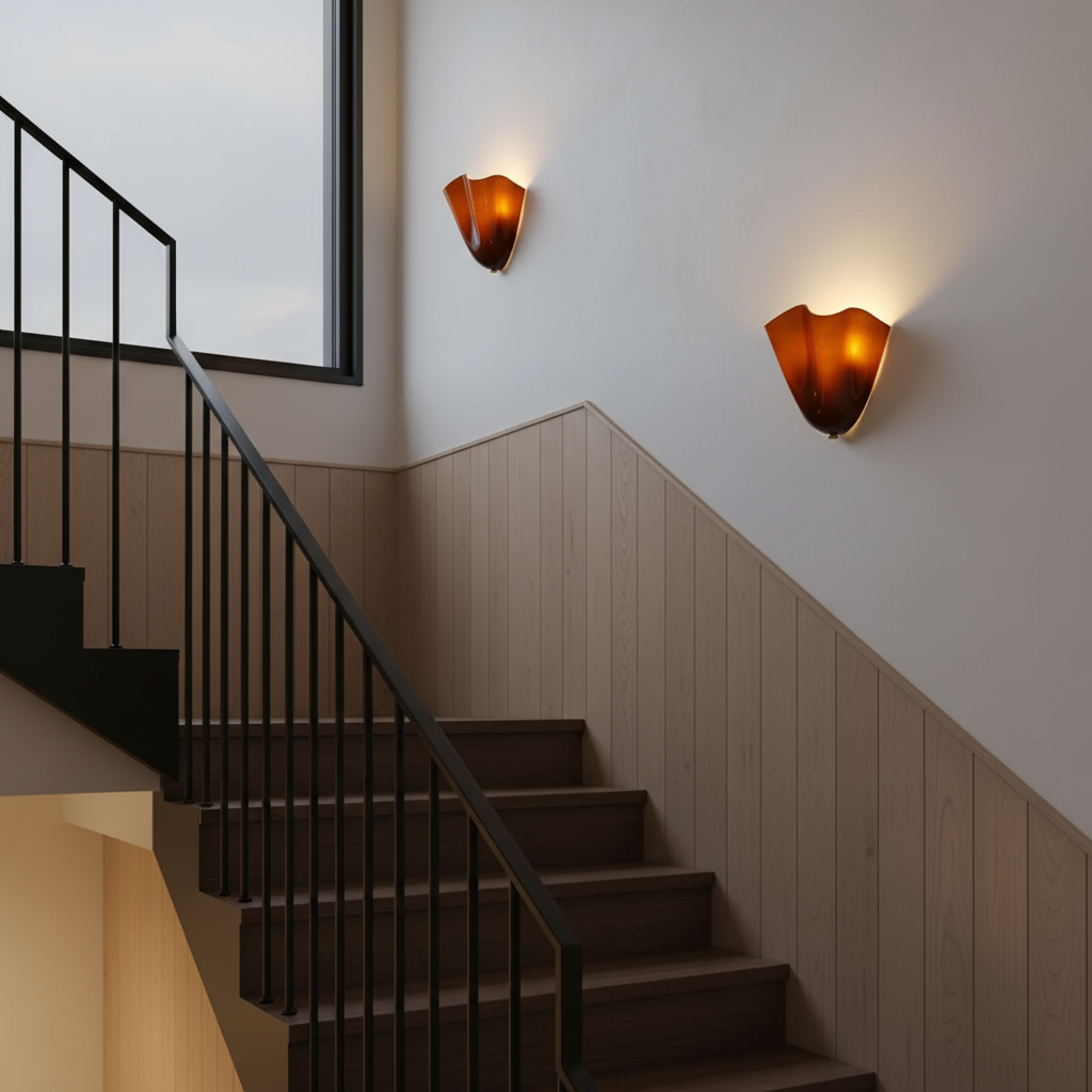 Vera Glass Petal Wall Sconce