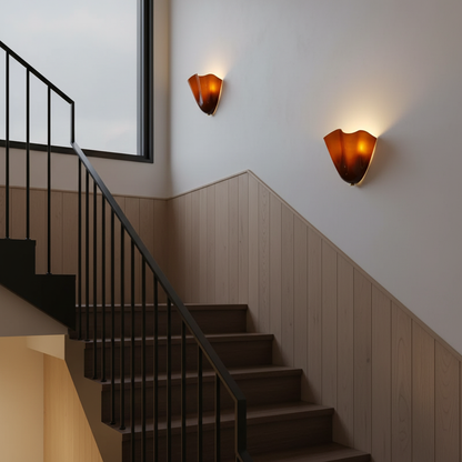 Vera Glass Petal Wall Sconce