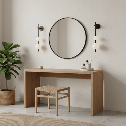 Vertical Sphere Wall Lamp