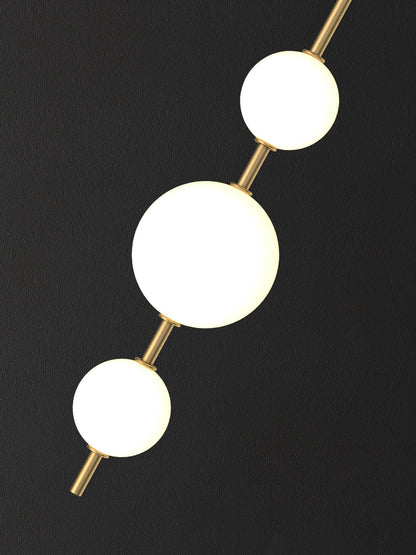 Vertical Sphere Wall Lamp