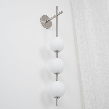 Vertical Sphere Wall Lamp