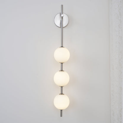 Vertical Sphere Wall Lamp