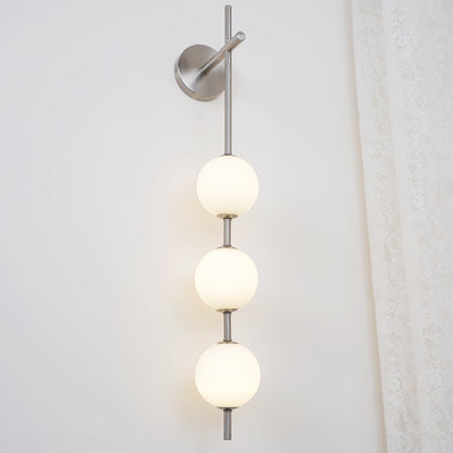 Vertical Sphere Wall Lamp