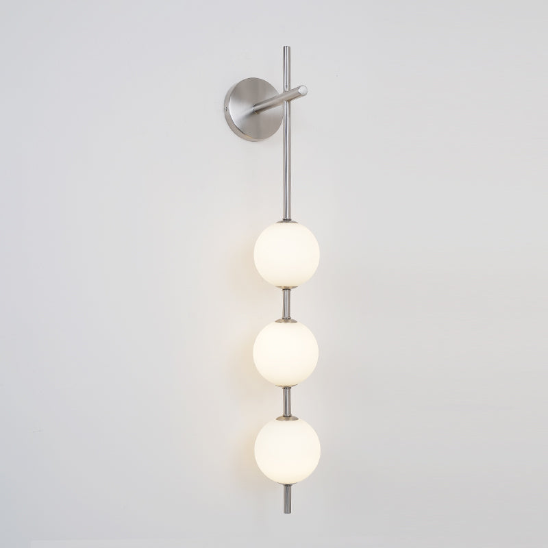 Vertical Sphere Wall Lamp