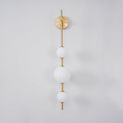 Vertical Sphere Wall Lamp