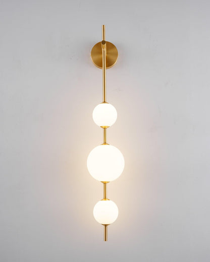 Vertical Sphere Wall Lamp