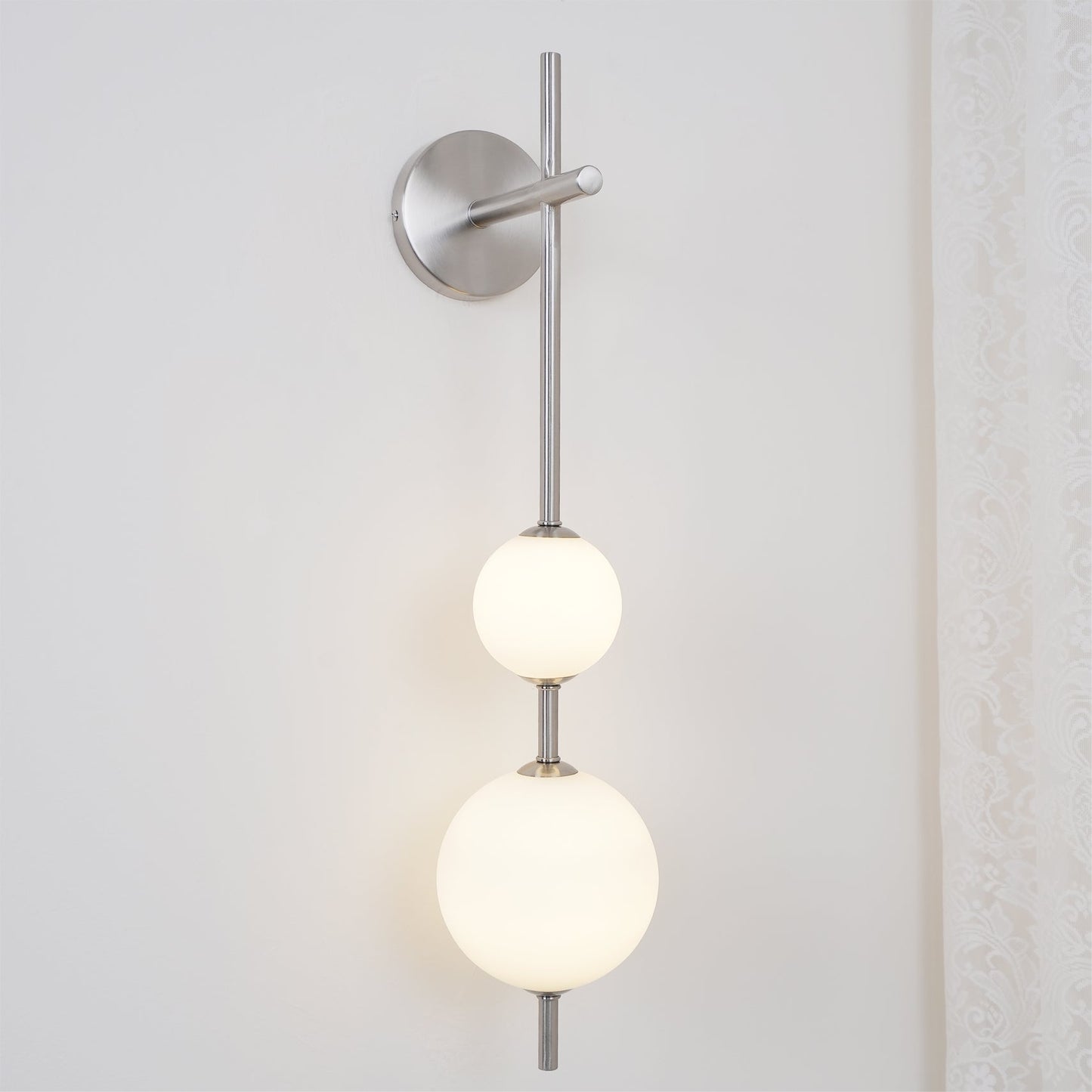 Vertical Sphere Wall Lamp