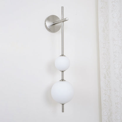Vertical Sphere Wall Lamp
