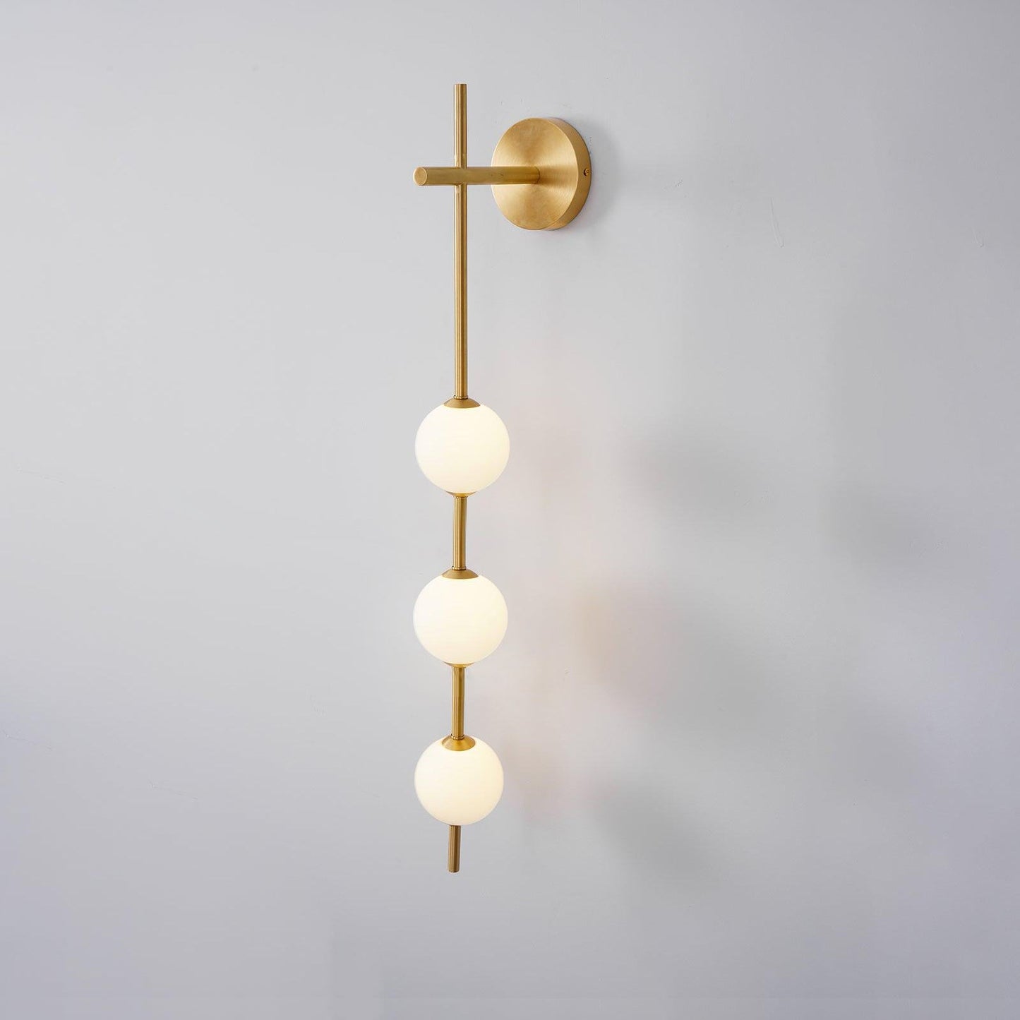 Vertical Sphere Wall Lamp