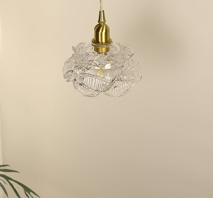Vintage Rose Glass Wall Light