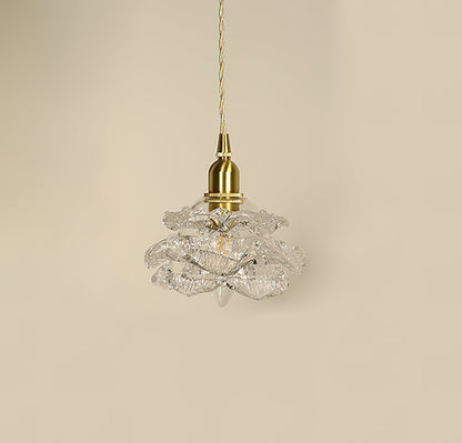 Vintage Rose Glass Wall Light