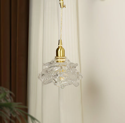 Vintage Rose Glass Wall Light